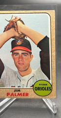Jim Palmer #575 1968 Topps Baseball Orioles Raw Card KD