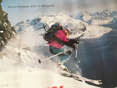 Vintage Original ROSSIGNOL Trevor Petersen Goes To Greenland Ski Poster