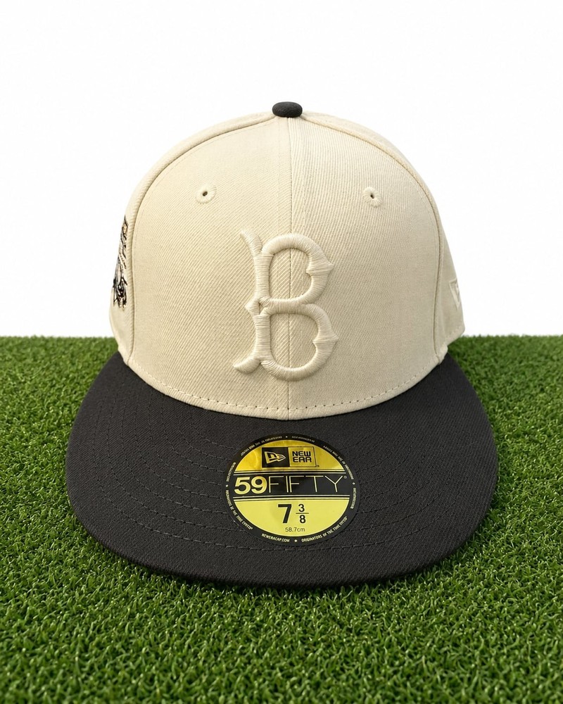New Era Brooklyn Dodgers Jackie Robinson 50th Anniversary Fitted Hat, 7 3/8