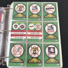 1988 Fleer Baseball Team Logo Stickers Insert Cards -You Pick – MLB Trading Card