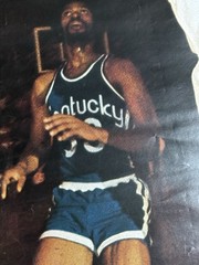 VINTAGE ADIDAS ARTIS GILMORE KENTUCKY COLONELS ABA BASKETBALL SHOE POSTER 26X32