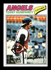 TERRY HUMPHREY ⚾ 1977 Topps #369 California Angels EX