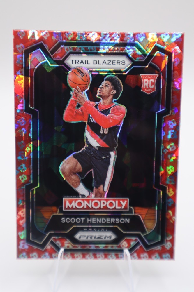2023-24 Panini Prizm Monopoly – Scoot Henderson #75 Free Parking Prizm (RC)