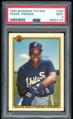 1990 Bowman Tiffany #320 Frank Thomas PSA 9 Pop 615