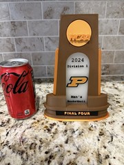 Purdue Boilermakers 3D Printed 2024 Men&rsquo;s Basketball Final Four Trophy Custom