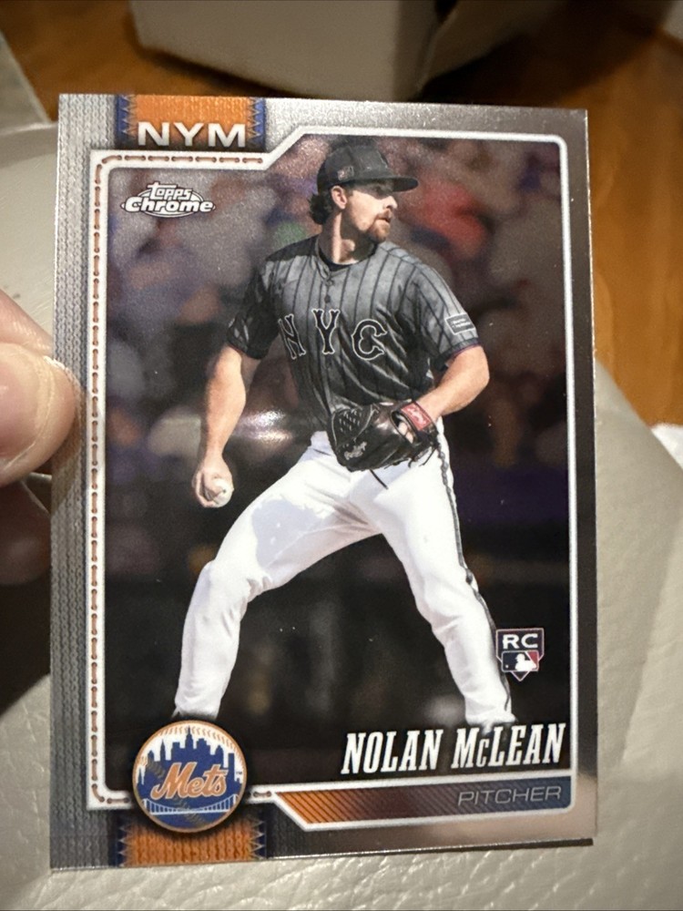 2026 Topps Chrome – Nolan McLean RC #236 NY Mets