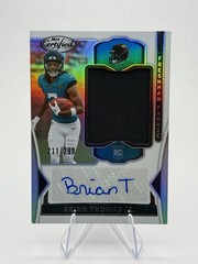 2024 PANINI CERTIFIED FMS-BTJ BRIAN THOMAS JR RC FRESHMAN FABRIC AUTO /299 RPA