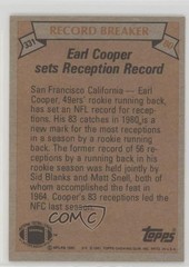 1981 Topps Earl Cooper #331 Rookie RC 1g62