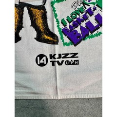 Vintage Utah Jazz Bear Growl Towel NBA Basketball KJZZ TV 14 UPN Promotional
