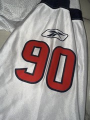 Reebok NFL Houston Texans Williams #90 Jersey XL White Red Navy