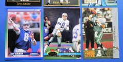 Troy Aikman 9-Card Lot _ Exact Lot (C) includes Promo and Limited-Print Cards