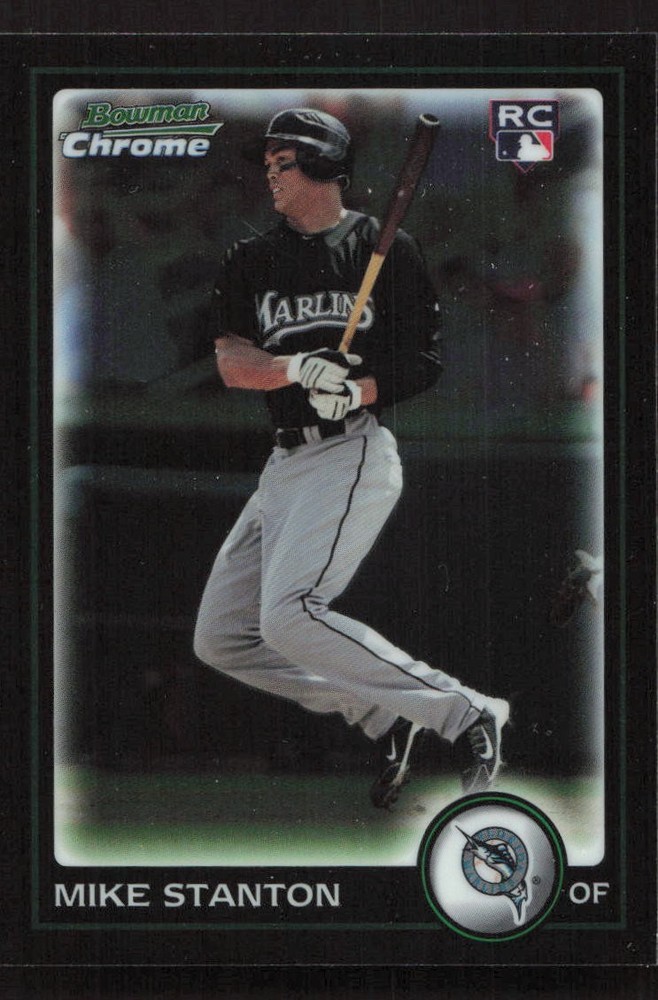2010 Bowman Chrome Mike Stanton RC Rookie #198b Card – Quantity!