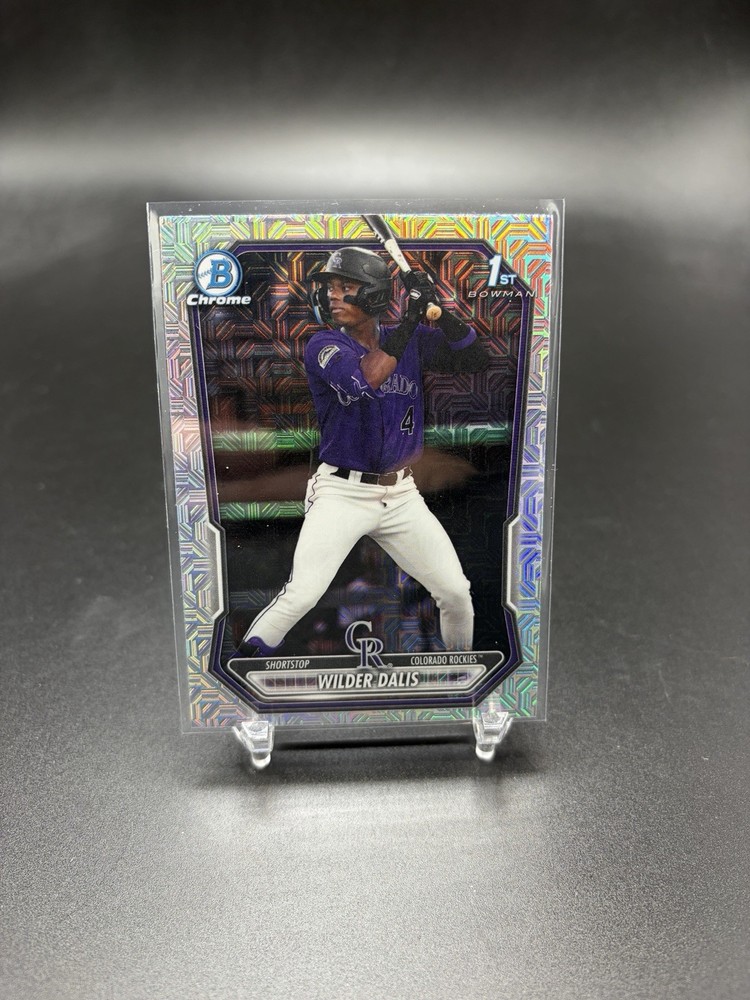 Wilder Dalis 1st Mega Mojo 2026 Bowman Refractor #BCP-150 Rockies Prospect