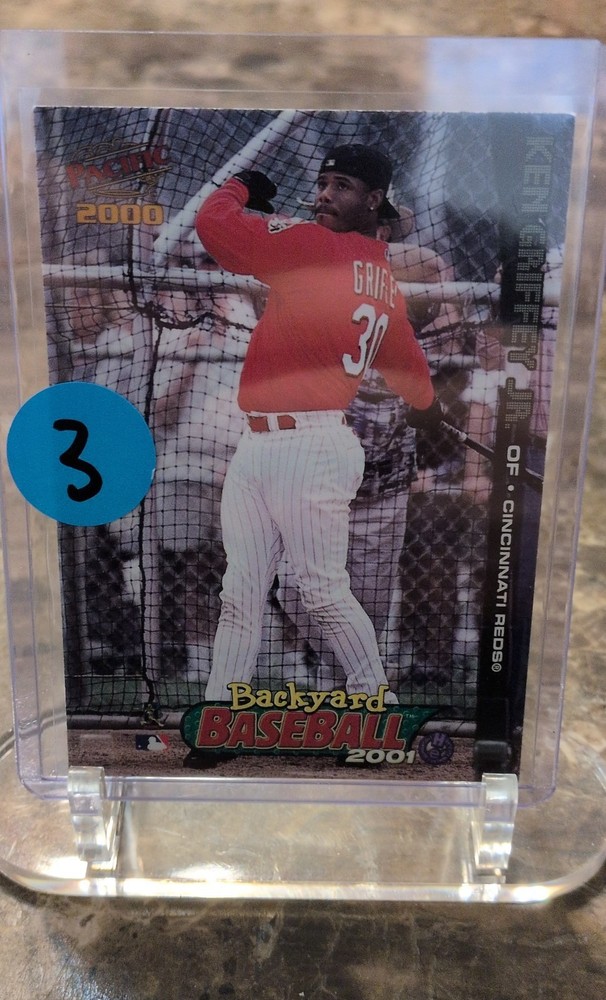 2000 Pacific Humongous Entertainment Backyard Baseball 2001 – Ken Griffey Jr