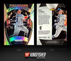 2020 Panini Prizm Fireworks Silver Prizm Pete Alonso #F-2 New York Mets