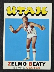 1971-72 Topps Card Zelmo Beaty #165 (RC), Utah Stars, ABA – READ