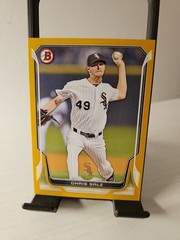 2014 Bowman Chris Sale Gold Parallel # 23/50 Chicago White Sox