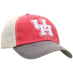 Men&rsquo;s Top of the World Red Houston Cougars Offroad Trucker Snapback Hat