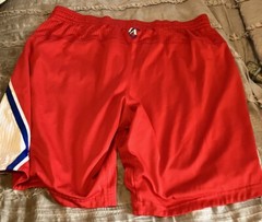 LOS ANGELES CLIPPERS Basketball ADIDAS Red 2XL Sewn Shorts NBA Men