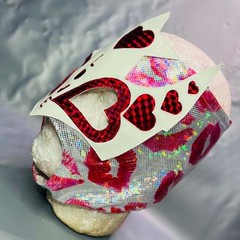Love Heart Original Creation Wrestling Lucha Women Costume Mask Mascara amor