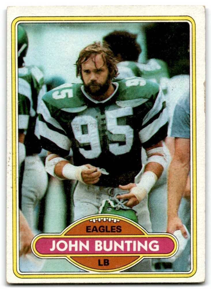 1980 Topps John Bunting Philadelphia Eagles #251