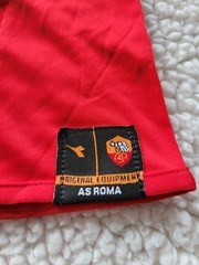 Francesco Totti #10 AS Roma New Men’s Retro Vintage Home Red Soccer Jersey – L