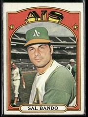 1972 Topps #650 Sal Bando