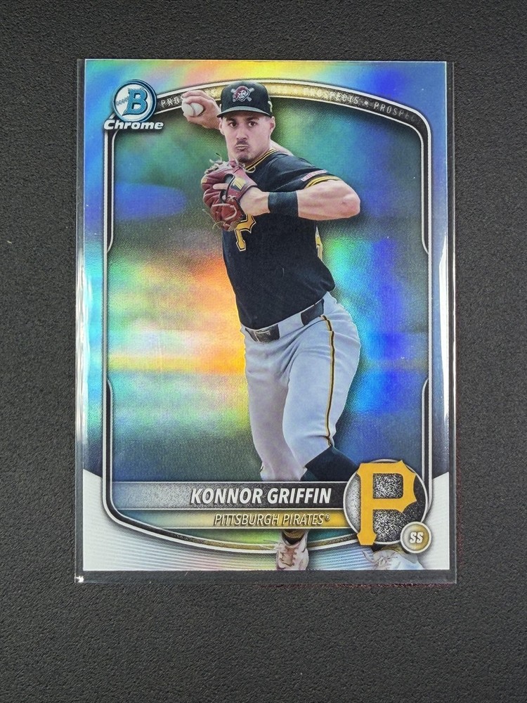 Konnor Griffin 2025 Bowman Draft Chrome Refractor #BDC-102 Pittsburgh Pirates