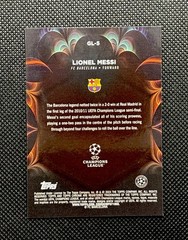 2023-24 Topps Chrome UEFA Club Competitions – Golazo Lionel Messi #GL-5