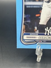 2026 Bowman Aaron Judge Sky Blue Border #/499 New York Yankees