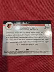 2026 TOPPS FLAGSHIP JACKSON HOLLIDAY #9 BLACK 3/10