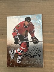 BOB PROBERT-Auto 1998-99 ITG Be A Player #181-Red Wings/Blackhawks-FREE SHIP