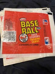 Lot of 1575 Baseball Wrappers. See Description for breakdown of years and brands