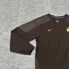 Wyoming Cowboys Jacket Mens Small Brown NCAA Football Nike Pullover UW Pokes