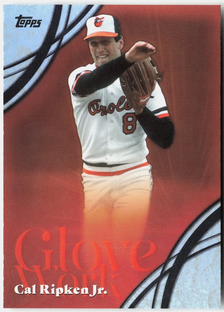 2026 Topps #GW-14 Cal Ripken Jr. Glove Work
