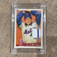 TOM SEAVER 2022 JERSEY FUSION – GAME USED SWATCH – NEW YORK METS