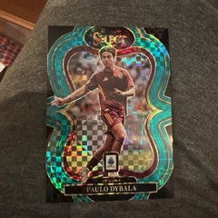 2025-26 Panini Select Serie A Paulo Dybala Mezzanine Teal Checker SP #130