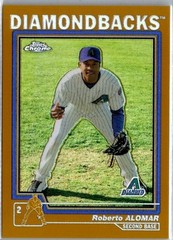2004 Topps Chrome Roberto Alomar Gold Refractor #456