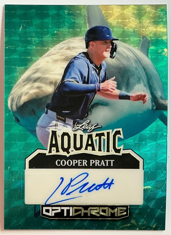 2025 Leaf Optichrome Cooper Pratt Auto Autograph Super Prismatic Gold #d 1/1