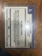 2025 Topps Chrome Update Series – Rookie Debut Dalton Rushing #USC151 Purple