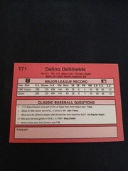 1991 Classic Update Red Travel Edition – Delino DeShields #T71