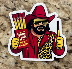 Macho Man Randy Savage WWF WWE Custom Stickers