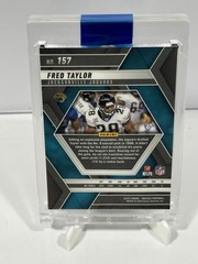 Fred Taylor Custom novelty art Handmade Jacksonville Jaguars Patch CARD