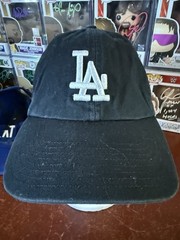 LOT OF 3 Los Angeles Dodgers 47 Brand Strapback Dad Hat Cap – Blue Black White