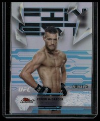 2025 Topps Finest UFC #175 Conor McGregor Blue Refractors #/175