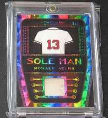 2022 LEAF SOLE MAN Ronald Acuna Jr « IN THE GAME USED » #3/8 One-Touch Magnetic