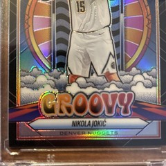 NIKOLA JOKIC 2024-25 Panini Prizm Black Groovy #7 SSP Case Hit- Nuggets
