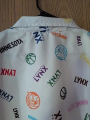 NEW Limited Edition 2026 MINNESOTA LYNX PRIDE NIGHT SGA Button Up Shirt XL LGBTQ
