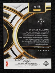 2024 Panini Select WNBA Premier Level White Prizm 26/99 Sydney Colson #148 1c0s