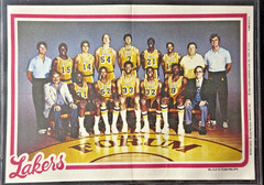 1980-81 Topps NBA Basketball 16 Team Mini-Poster Complete Set Bird Magic Dr J